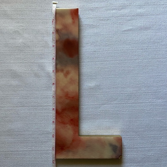 Ashland Sunbaked Capital Letter L Decor-Damaged/Scratched - Picture 4 of 13